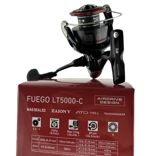 рыболовная катушка daiwa 23 fuego lt 5000-c безынерционная фото 2