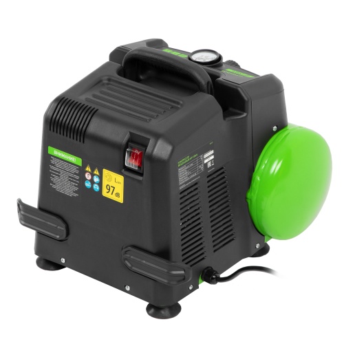 компрессор воздушный безмаслянный сибртех bl 1100/6 фото 8