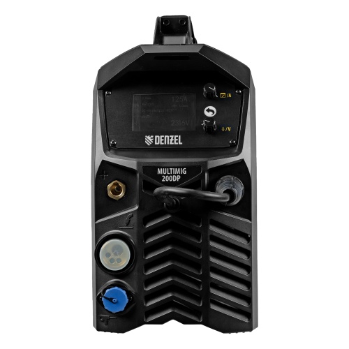 сварочный инверторный аппарат denzel multimig-200dp synergy double pulse фото 4