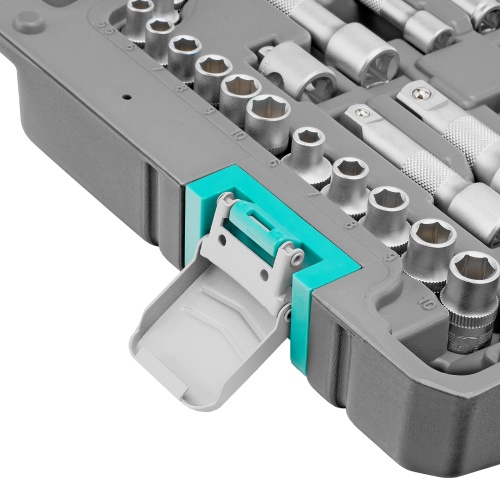 набор инструментов stels 14107 142 предмета 1/2" 3/8" 1/4" в кейсе фото 6