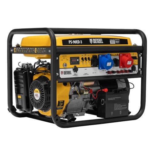 генератор бензиновый denzel ps 90 ed-3 946944 9000 вт фото 7