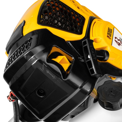 триммер бензиновый denzel dtl-43 фото 2