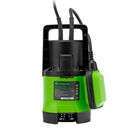 дренажный насос для грязной воды сибртех сдн650-35 97264 погружной фото 7