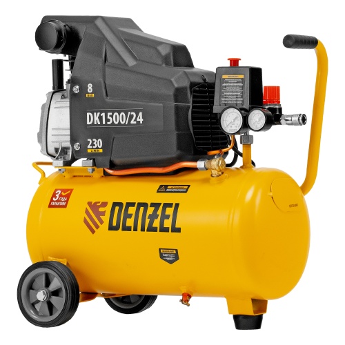 компрессор воздушный denzel dk1500/24 х-pro фото 8