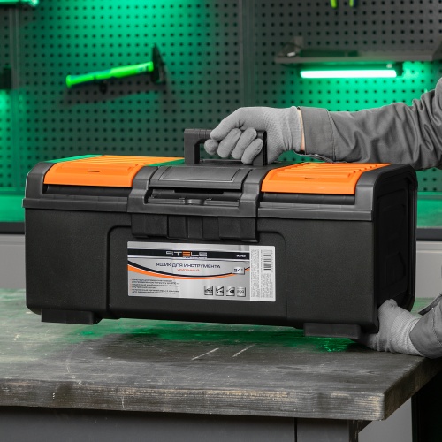 ящик для инструментов усиленный stels 24" фото 3