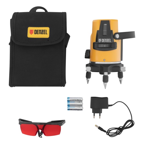 уровень лазерный denzel lx3 red 10 м фото 10