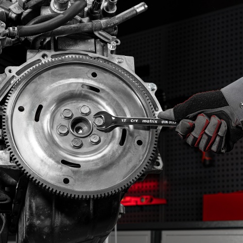 набор ключей комбинированных  matrix 6-32 мм 25 шт полированный хром фото 5