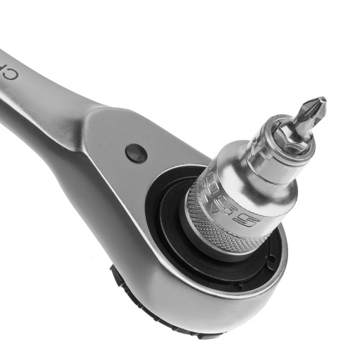 набор торцевых головок с трещоткой gross 1/2", 1/4" 41 предмет фото 4