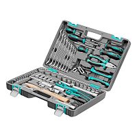 набор инструментов stels 14116 76 предметов 1/2", 1/4", 12 гранные головки