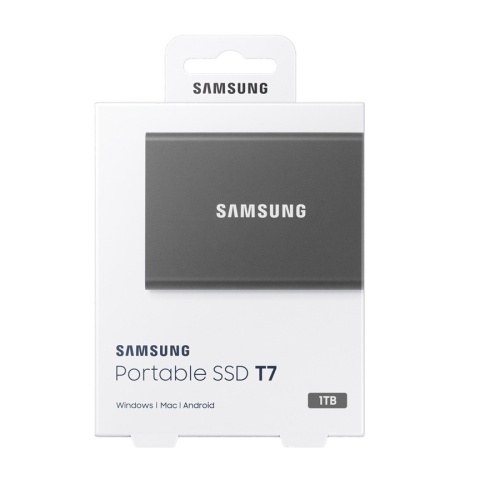 внешний накопитель ssd samsung 1tb t7 usb type-c 1000/1050 mb/s metal case black (mu-pc1t0t/ww) фото 5