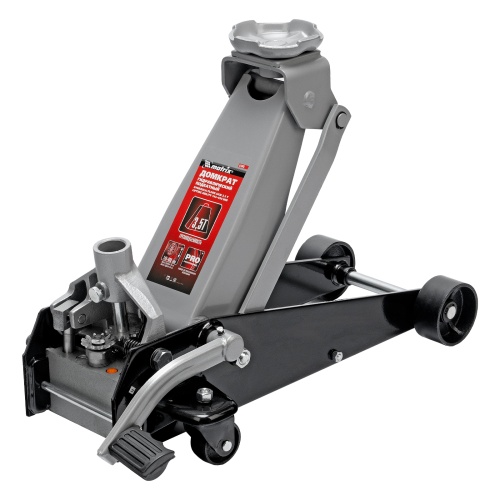 домкрат гидравлический подкатной matrix 3.5 т 145-490 мм фото 6