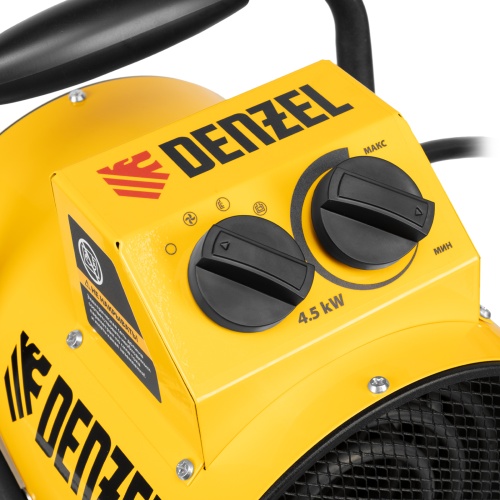 тепловая пушка denzel sfh-5000 230в 260 м3/ч 3000/4500вт фото 3