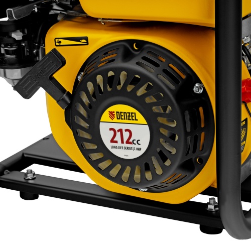 мотопомпа бензиновая для чистой воды denzel px-50 7 лс фото 3