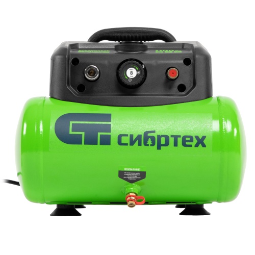 компрессор воздушный безмаслянный сибртех bl 1100/6 фото 10
