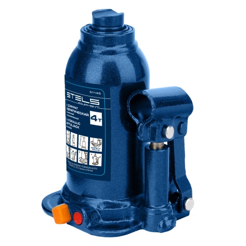домкрат гидравлический бутылочный телескопический stels 4 т 170-420 фото 10