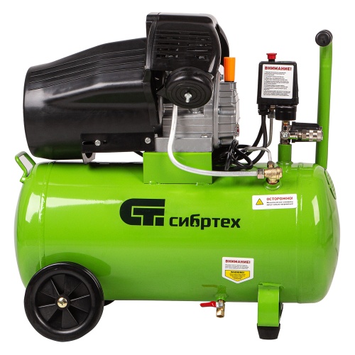 компрессор масляный воздушный сибртех кк-2200/50 фото 8