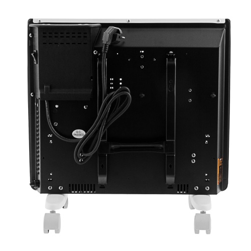 конвектор гибридный электрический denzel hybridx-1000 ик нагреватель, цифровой термостат фото 5