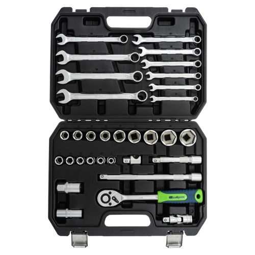 набор инструментов сибртех 32 предмета 1/2" в кейсе фото 8