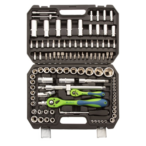 набор инструментов сибртех 13511 108 предметов 1/2", 1/4" в кейсе фото 9