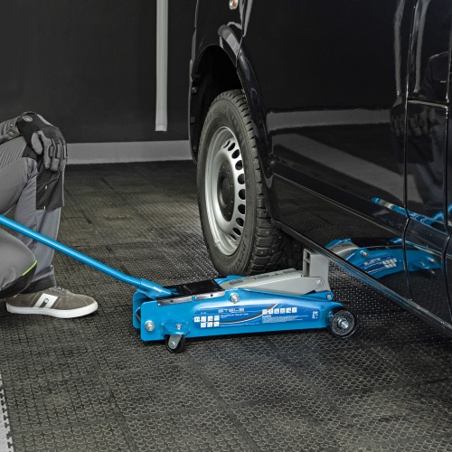 домкрат гидравлический подкатной stels 3 т 190-535 мм фото 4