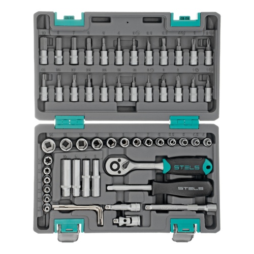 набор инструментов stels 57 предметов 1/4" фото 9