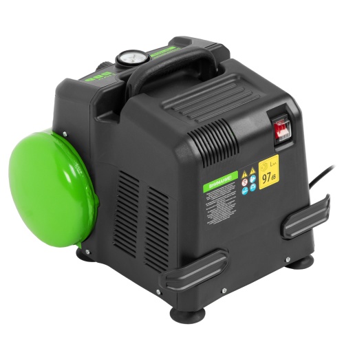 компрессор воздушный безмаслянный сибртех bl 1100/6 фото 7