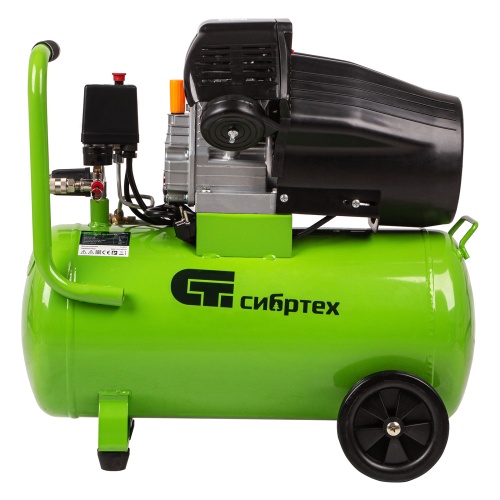 компрессор масляный воздушный сибртех кк-2200/50 фото 7