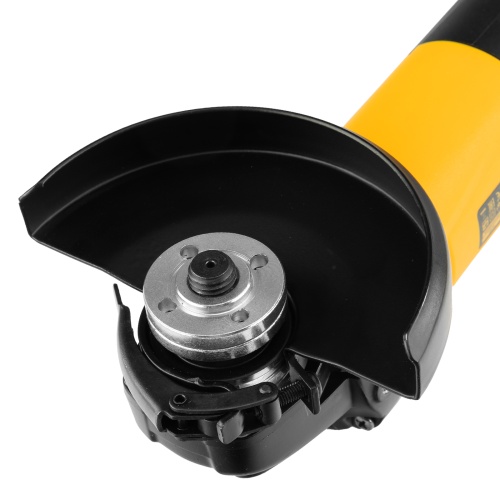 машина шлифовальная угловая denzel ag125-1100 1100 вт фото 5