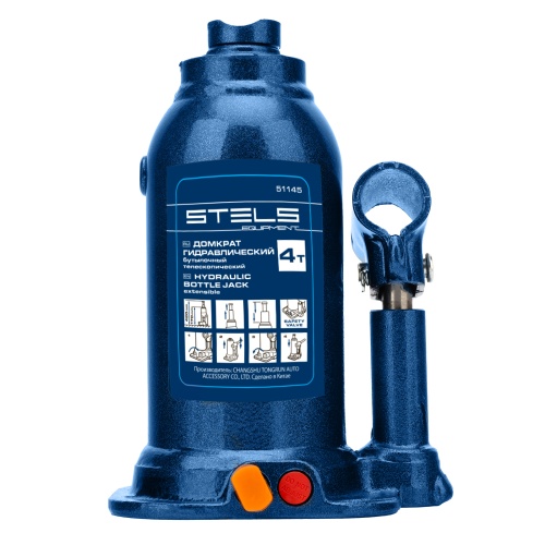 домкрат гидравлический бутылочный телескопический stels 4 т 170-420 фото 8