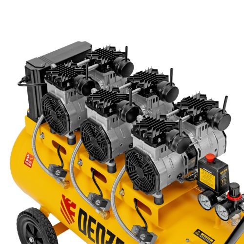 компрессор безмасляный denzel dls 3300/100 фото 3