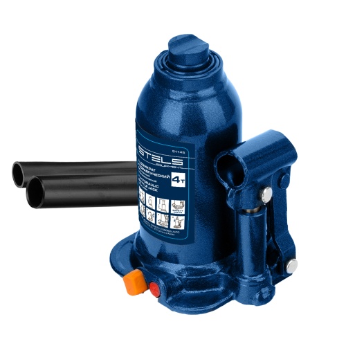 домкрат гидравлический бутылочный телескопический stels 4 т 170-420