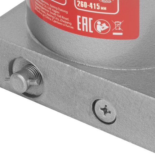 домкрат гидравлический бутылочный matrix 30 т 260-415 мм фото 2