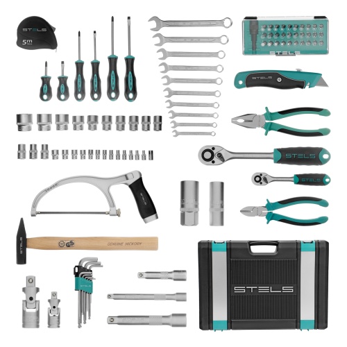 набор инструментов stels 14111 98 предметов 1/2", 1/4" в кейсе фото 9