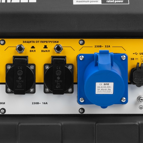 генератор бензиновый denzel ps 80 ea 946924 8000 вт фото 6