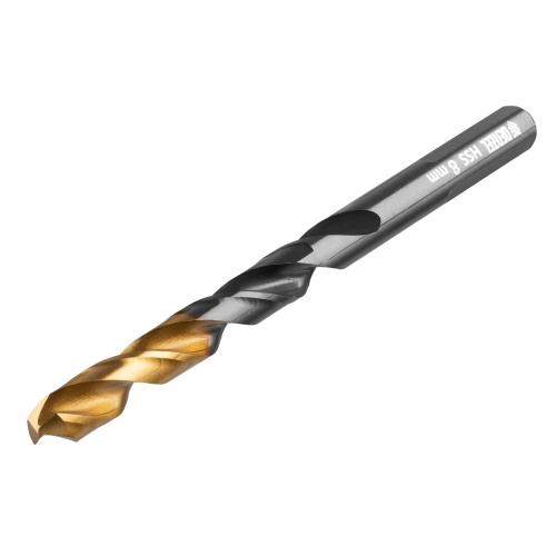 набор сверл по металлу denzel hss-tin 1-13 мм golden tip 25шт фото 7