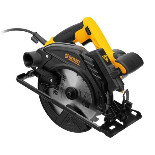 пила циркулярная denzel 27304 csh-185 1400 вт с лазерным указателем