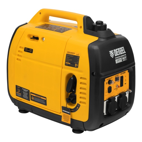 генератор инверторный denzel gt-2200is 94702 2200 вт фото 9