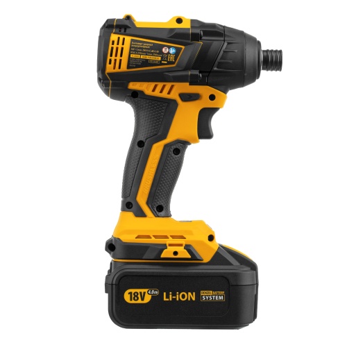 винтоверт ударный аккумуляторный denzel cid-ib-200 18в фото 8