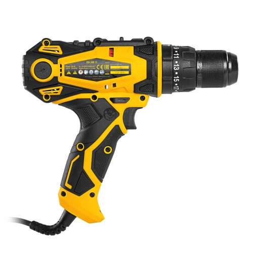 дрель-шуруповерт сетевая ударная denzel isd-300-13 26211 фото 10