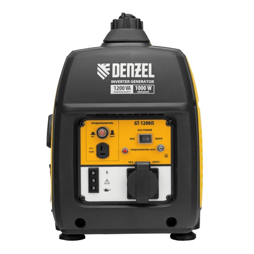 генератор инверторный denzel gt-1200is 94701 1200 вт фото 5