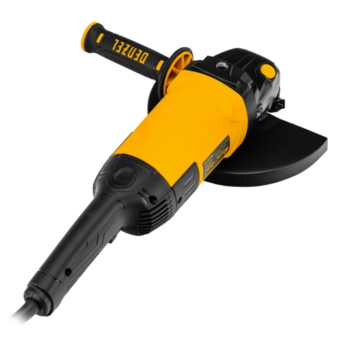 машина шлифовальная угловая denzel ag230-2400 2400 вт фото 10