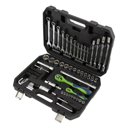 набор инструментов сибртех 13529 89 предметов 1/2", 1/4" в кейсе