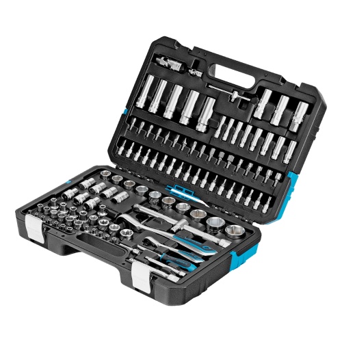 набор инструментов gross 109 предметов 1/2", 1/4"