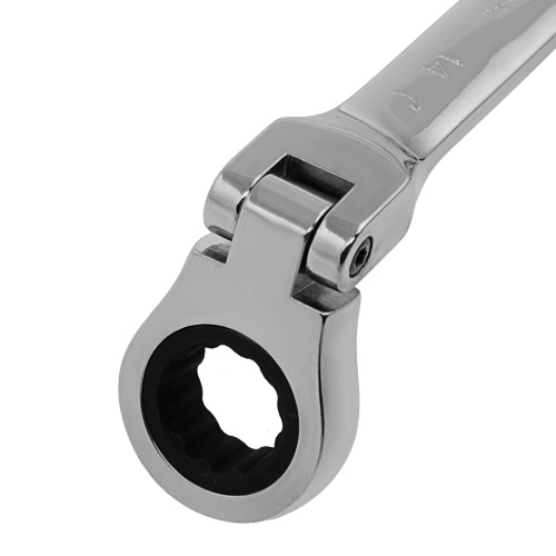 набор ключей комбинированных трещеточных шарнирных matrix 6 шт фото 7