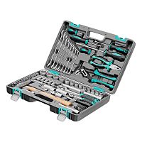набор инструментов stels 14104 76 предметов 1/2", 1/4" в кейсе
