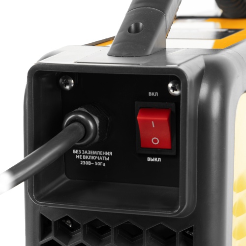 сварочный инверторный аппарат denzel sdm-220 top фото 3
