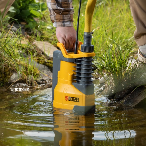 дренажный насос denzel 97226 dpх800 производительностью 13500 л/ч фото 2