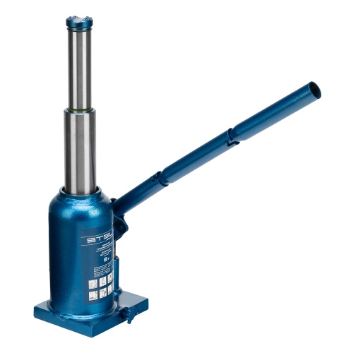 домкрат гидравлический бутылочный телескопический stels 6 т 170-420 фото 5