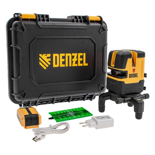 лазерный уровень denzel lx 06 green 30 м фото 7