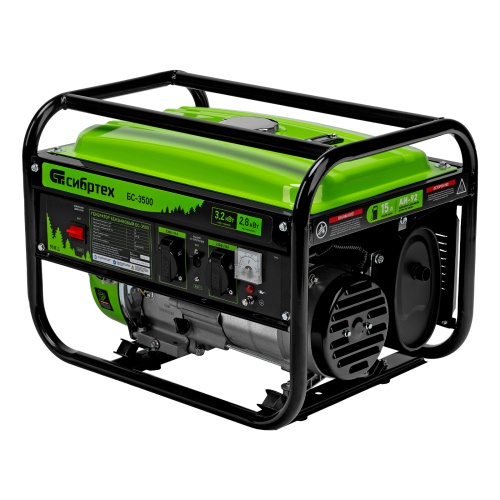 генератор бензиновый сибртех бс-3500 3200 вт фото 10